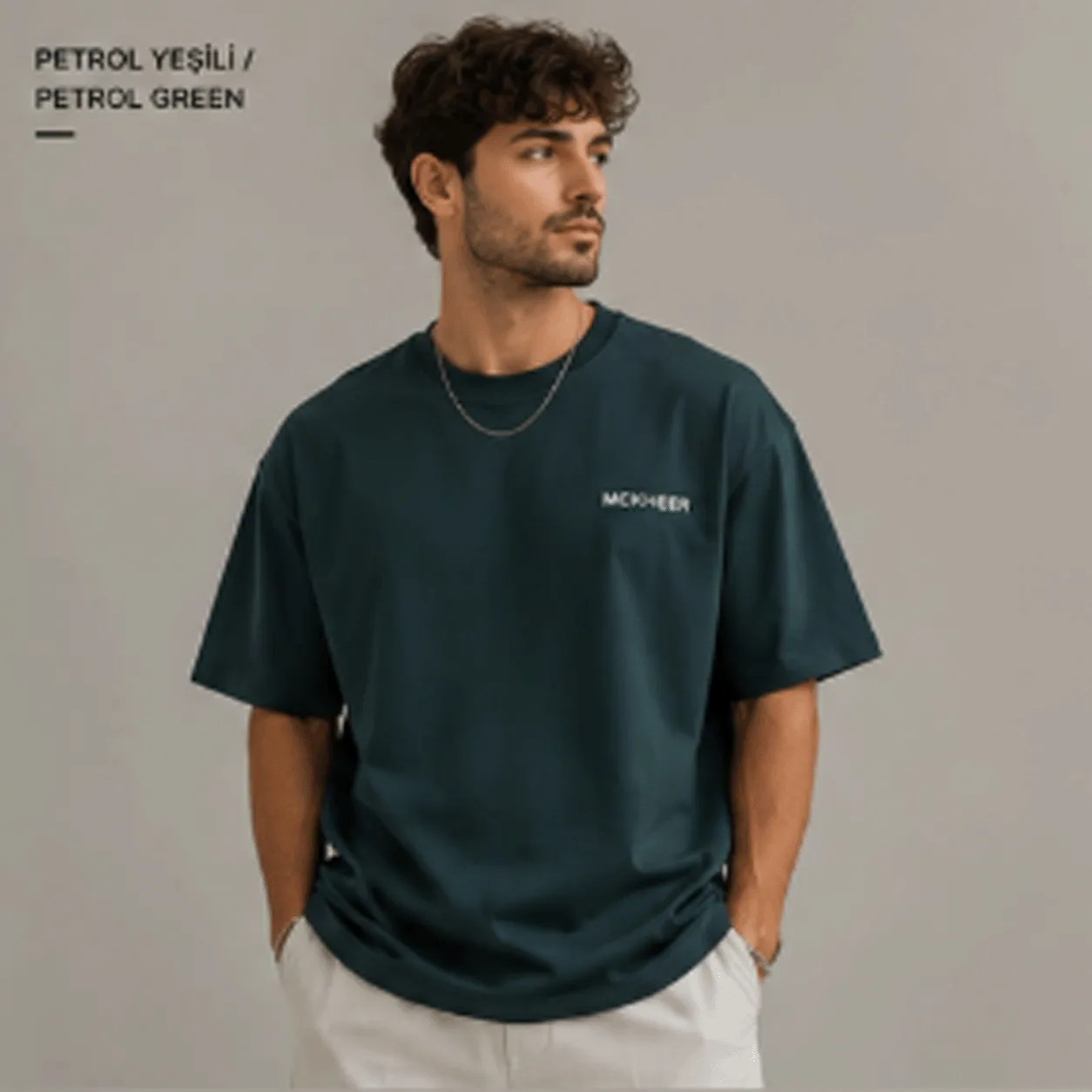 MCKHEER Be Different Tee - Petrol Yeşili